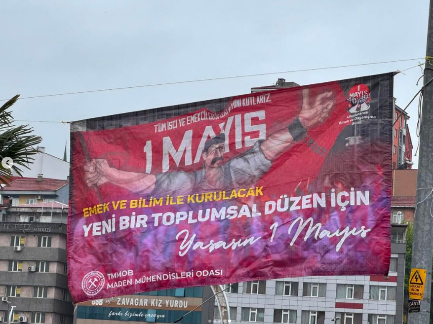 1 MAYIS' TA EMEĞİN BAŞKENTİNDE ALANLARDAYIZ.
