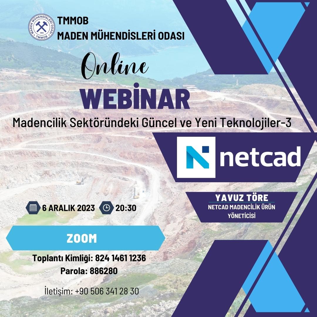 ONLINE WEBINAR - NETCAD