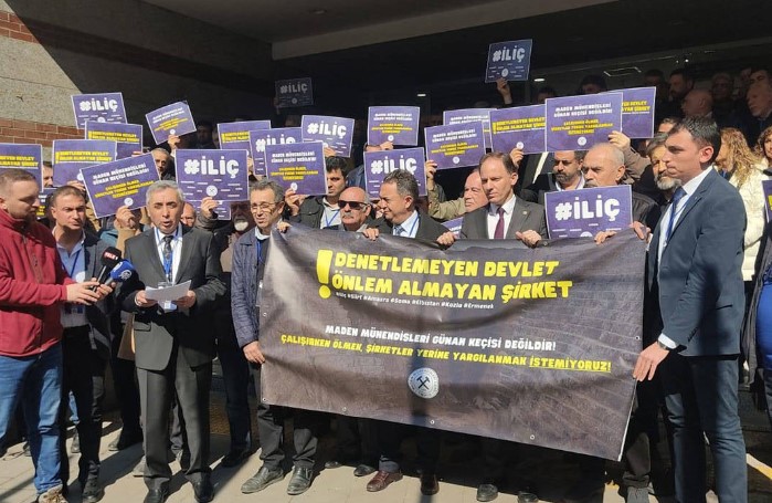 SENDIKA.ORG | Maden mühendislerinden İliç eylemi: Denetlemeyen devlet, önlem almayan şirket; maden mühendisleri günah keçisi değildir!