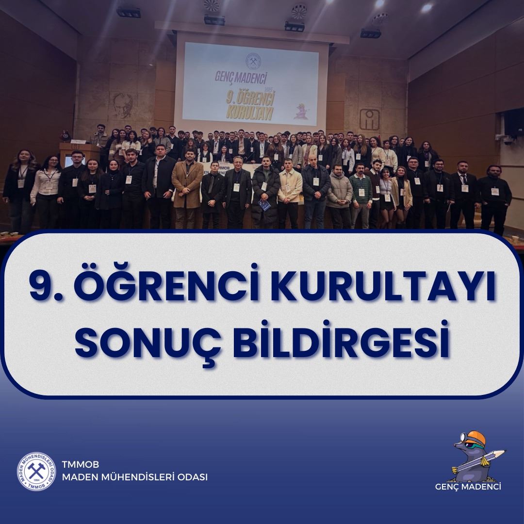 9. ÖĞRENCİ KURULTAYI SONUÇ BİLDİRGESİ 