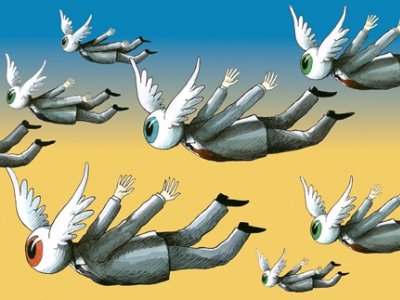 SELÇUK DEMİREL /
İNSANOĞLU KUŞ MİSALİ /
Basındaki desenler, 1974 &#8211; 2014