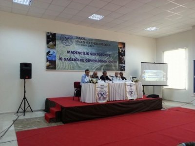 DİYARBAKIR`DA &#8216;&#8217;MADENCİLİK SEKTÖRÜNDE İŞ SAĞLIĞI VE GÜVENLİĞİNİN ÖNEMİ&#8217;&#8217; PANELİ YAPILDI.