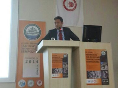 Ulusal Mermer ve Taş Ocakları Onarım Teknikleri Sempozyumu`nda çağrılı bildiri sunuldu.