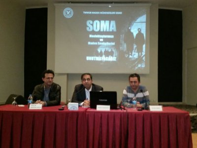 Oda Başkanımız Madencilikte Yaşanan İş Kazaları ve Soma konulu söyleşiye katıldı.