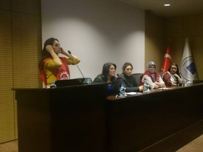 TMMOB`lu Kadınlar 8  Mart`ta Mücadeleyi Yükseltti.
