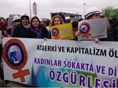 KADINLAR İSYANDA, KADINLAR ALANLARDA YAŞASIN 8 MART 