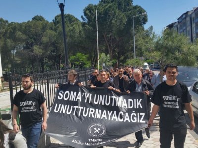 Soma Faciasının Yıldönümü Etkinliklerine Katıldık.