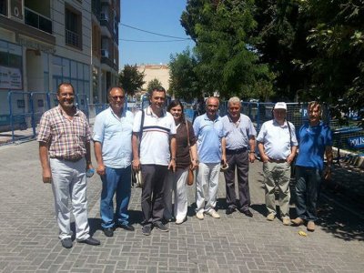 ODAMIZ SOMA DAVASINI TAKİP ETMEK ÜZERE <br> AKHİSAR&#8217;DA İDİ.