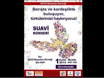 BARIŞTA VE KARDEŞLİKTE BULUŞUYOR, TÜRKÜLERİMİZİ HAYKIRIYORUZ