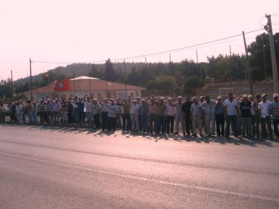 Oda Başkanımız Direnen YÖRSAN İşçilerini Ziyaret Etti.