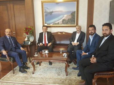 BURDUR`DA VALİLİK, BELEDİYE BAŞKANI VE TİCARET-SANAYİ ODASI BAŞKANI ZİYARET EDİLDİ. ÜYE TOPLANTISI GERÇEKLEŞTİRİLDİ.