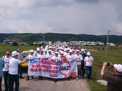 TMMOB ADALET YÜRÜYÜŞÜNE KATILDI