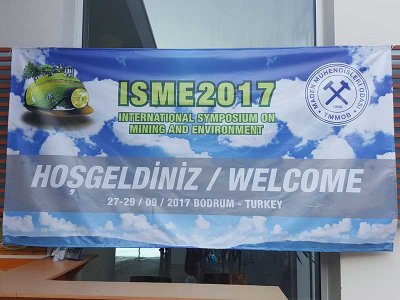 ULUSLARARASI MADENCİLİK VE ÇEVRE SEMPOZYUMU (ISME 2017) 29 EYLÜL 2017 TARİHİNDE SONA ERDİ.
