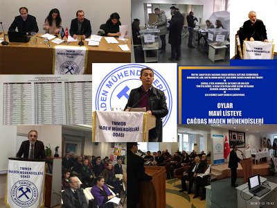 TMMOB MADEN MÜHENDİSLERİ ODASI MERKEZ DELEGASYON VE ŞUBE KURULLARI İLE GENEL KURUL SEÇİMLERİNİ TAMAMLADI