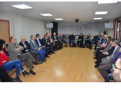 TMMOB TTB&#8217; YE DAYANIŞMA ZİYARETİNDE BULUNDU