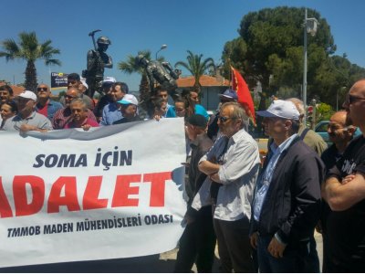 SOMA için, 301 madenci için adalet!