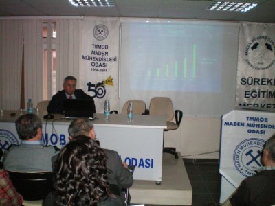 Afşin &#8211; Elbistan Linyit Rezervlerinin Değerlendirmesinde Sorunlar - Çözüm Önerileri konulu Söyleşi Odamız 50.Yıl Eğitim salonunda gerçekleştirildi. 