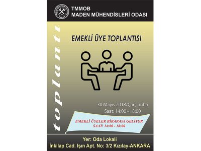 MAYIS AYI EMEKLİ ÜYE TOPLANTISI DÜZENLENDİ