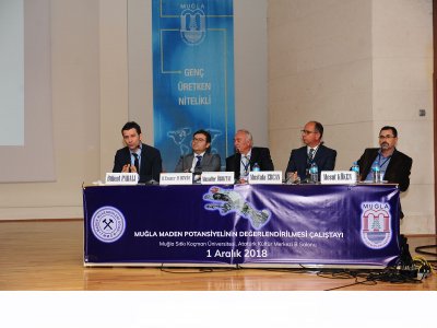MUĞLA MADEN POTANSİYELİNİN DEĞERLENDİRİLMESİ ÇALIŞTAYI DÜZENLENDİ