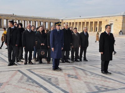 &#8203;&#8203;&#8203;&#8203;&#8203;&#8203;&#8203;4 ARALIK DÜNYA MADENCİLER GÜNÜ ETKİNLİKLERİ ÇERÇEVESİNCE ANITKABİR ZİYARETİNDE BULUNULDU