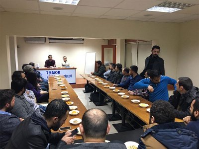 DAİMİ NEZARETÇİ EĞİTİMİ ALAN ÜYELERİMİZLE ODA MERKEZİNDE TOPLANTI DÜZENLENDİ 