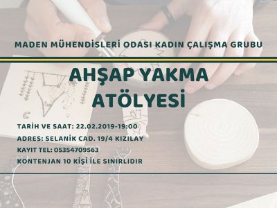 KADIN ÇALIŞMA GRUBU AHŞAP YAKMA ATÖLYESİ