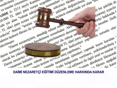 ODAMIZIN DAİMİ NEZARETÇİ EĞİTİMİ VERME HAKKI MAHKEMECE TESCİL EDİLDİ
