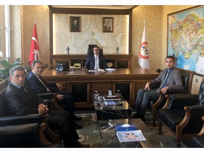 ODAMIZ MADEN TETKİK VE ARAMA GENEL MÜDÜRÜNÜ MAKAMINDA ZİYARET ETTİ