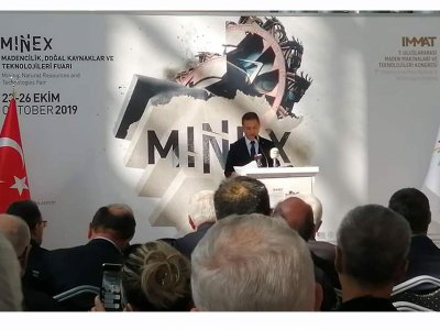 7. ULUSLARARASI MADEN MAKİNALARI VE TEKNOLOJİLERİ KONGRESİ 24-25 EKİM 2019 TARİHLERİNDE İZMİR`DE DÜZENLENDİ