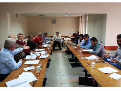 ODA MERKEZİNDE ŞUBELER ARASI ORTAK TOPLANTI GERÇEKLEŞTİRİLDİ