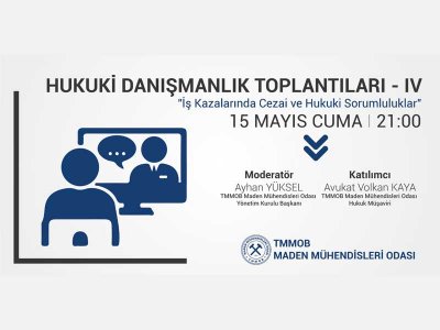 DÖRDÜNCÜ HUKUKİ DANIŞMANLIK TOPLANTISI GERÇEKLEŞTİRİLDİ