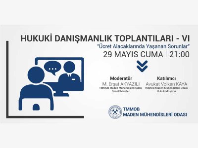 ALTINCI HUKUKİ DANIŞMANLIK TOPLANTISI GERÇEKLEŞTİRİLDİ