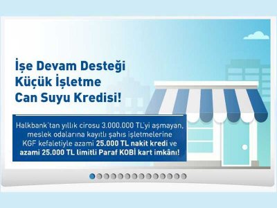 ODAMIZ İLE HALKBANK TARAFINDAN YÜRÜTÜLEN ÇALIŞMALAR SONUCU BÜRO TESCİL VE SMMH BELGESİ OLAN FİRMA SAHİBİ ÜYELERİMİZ İÇİN DESTEK KREDİSİ OLUŞTURULDU