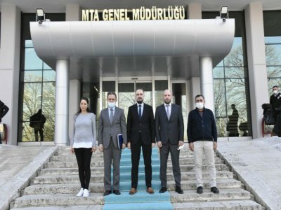 MTA GENEL MÜDÜRÜ MAKAMINDA ZİYARET EDİLDİ