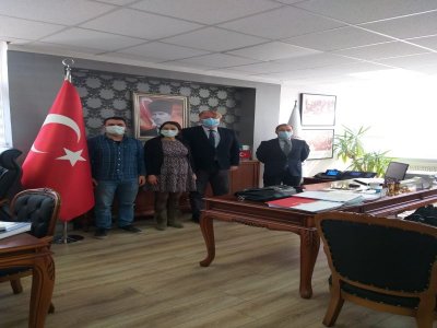 MEB MESLEKİ VE TEKNİK EĞİTİM GENEL MÜDÜRÜ PROF DR KEMAL VARIN NUMANOĞLU MAKAMINDA ZİYARET EDİLDİ