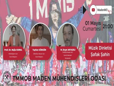 1 MAYIS BİRLİK  MÜCADELE VE DAYANIŞMA GÜNÜ SÖYLEŞİSİ GERÇEKLEŞTİRİLDİ