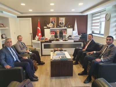ENERJİ VE TABİİ KAYNAKLARI BAKAN YARDIMICISI ŞEREF KALAYCI MAKAMINDA ZİYARET EDİLDİ.