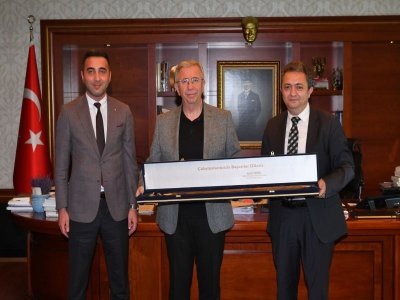 ANKARA BÜYÜKŞEHİR BELEDİYE BAŞKANI SAYIN MANSUR YAVAŞ MAKAMINDA ZİYARET EDİLDİ.