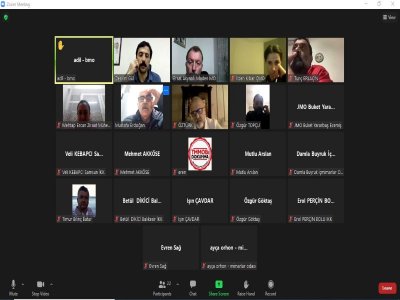 TMMOB VE ODA SEKRETERLERİ/YAZMAN ÜYELERİ TOPLANTISI GERÇEKLEŞTİRİLDİ