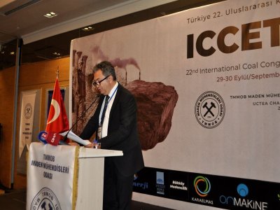 TÜRKİYE 22. ULUSLARARASI KÖMÜR  KONGRESİ VE SERGİSİ AÇILIŞ OTURUMU  İLE BAŞLAMIŞTIR.