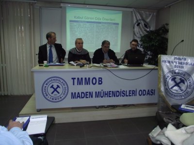 &#8220;Maden Kanunu ve Madencilik Faaliyetleri Uygulama Yönetmeliği&#8216;nin meslektaşlarımıza ve madencilik sektörüne etkileri&#8221; konulu forum düzenlendi.
