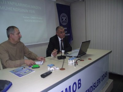 &#8220;Tünel Ve Metro Çalışmalarında Kaya Mekaniği ve Yer Araştırmalarının Önemi, Maden Mühendislerinin Konumu&#8221; Konulu Söyleşi Yapıldı.