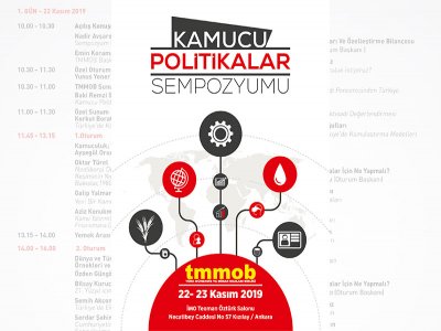 TMMOB KAMUCU POLİTİKALAR SEMPOZYUMU 22-23 KASIM`DA GERÇEKLEŞTİRİLECEK